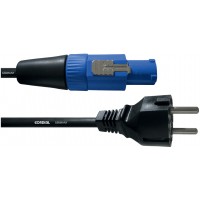 Photo CORDIAL CFCA3S CABLE ALIM POWERCON/SCHUKO DROIT - 3M