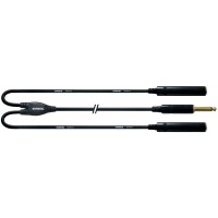 CORDIAL CFY03PGG CABLE Y JACK MONO M./2 JACK MONO F. - 30CM