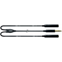 CORDIAL CFY03VKK CABLE Y JACK STRO M./2 JACK STRO F. - 30CM