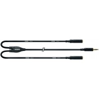 CORDIAL CFY03WYY CABLE Y MINI-JACK STRO/2 MINI-JACK STRO F. - 30CM