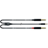 Photo CORDIAL CFY3WPP CABLE Y MINI-JACK STÉRÉO/2 JACKS MONO - 3M