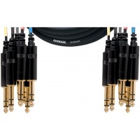 Photo CORDIAL CML80VV5C MULTIPAIRE REAN 8 JACKS/JACKS STÉRÉO - 5M