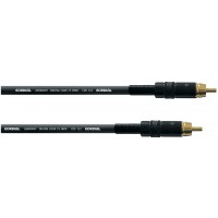 Photo CORDIAL CPDS2CC CABLE SPDIF 2X RCA PLAQUÉS OR - 2 M