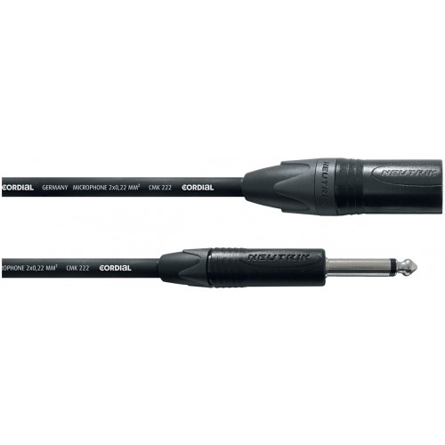 CORDIAL CPM25MP CABLE SELECT XLR M./JACK M. MONO - 2.5M