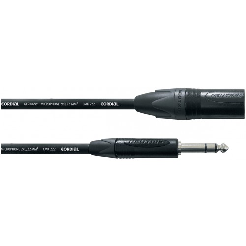 CORDIAL CPM25MV CABLE SELECT XLR M./JACK STÉRÉO - 2.5M