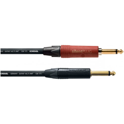 CORDIAL CSI6PPSILENT CABLE PEAK NEUTRIK JACK SILENT/JACK- 6M