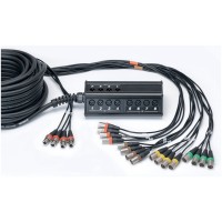 CORDIAL CYB164C BOITIER SCNE 16 XLR F. /4 XLR M. - 30M