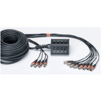 CORDIAL CYB84C BOITIER SCNE 8 XLR F. /4 XLR M. - 30M