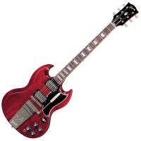 Photo GIBSON CUSTOM SG STANDARD REISSUE MAESTRO VOS FADED CHERRY