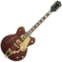 Photo GRETSCH GUITARS G5422TG 2016 WALNUT STAIN BIGSBY GOLD