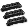 Photo Seymour Duncan 3 X Capots S Noir avec Logo