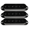 Photo Seymour Duncan 3 X Capots S Black Sans Logo