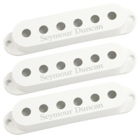 Photo SEYMOUR DUNCAN 3 X CAPOTS S BLANC AVEC LOGO