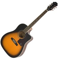 EPIPHONE AJ-220SCE SOLID TOP VINTAGE SUNBURST