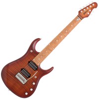 Photo MUSIC MAN JOHN PETRUCCI 7 JP15 SAHARA BURST FLAME