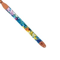 Photo LEVYS M34PS SANGLE VELOURS & FOURRURE BLEU / JAUNE