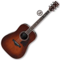 Photo IBANEZ AVD10-BVS - ARTWOOD VINTAGE BROWN VIOLIN SUNBURST