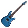 Photo SCHECTER C-6 DELUXE SATIN METALIC LIGHT BLUE