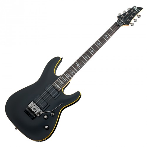 SCHECTER DEMON-6 FR AGED BLACK SATIN