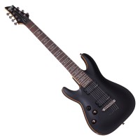 SCHECTER DEMON-7 SATIN BLACK GAUCHER