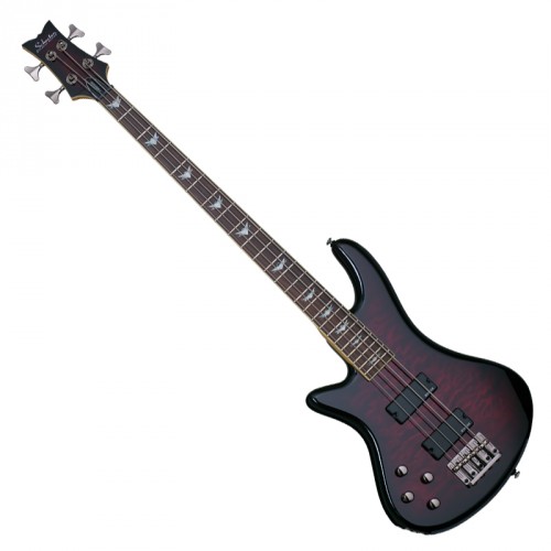 SCHECTER STILETTO EXTREME-4 LH BLACK CHERRY GAUCHER