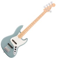Photo FENDER AMERICAN PROFESSIONAL JAZZ BASS V SONIC GRAY MN