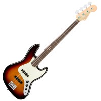 Photo FENDER AMERICAN PROFESSIONAL JAZZ BASS FRETLESS 3-COLOR SUNBURST
