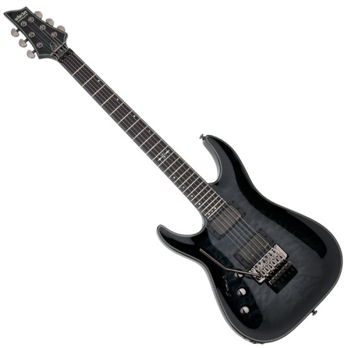 SCHECTER HELLRAISER HYBRID C-1 FR TRANS BLACK BURST GAUCHER