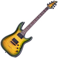 Photo SCHECTER HELLRAISER C-1 PASSIVE DRAGON BURST