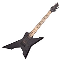 Photo SCHECTER JEFF LOOMIS CYGNUS JLX-7 NT TRANS BLACK BURST