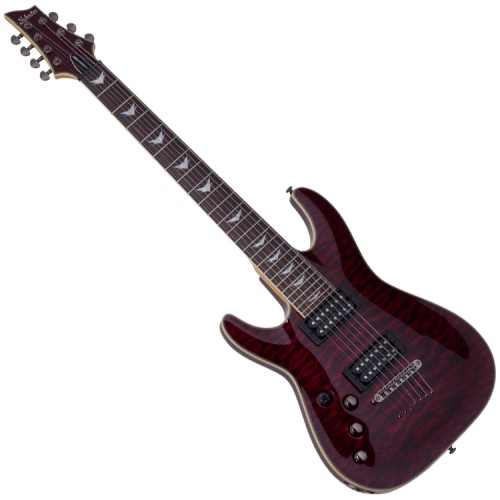 SCHECTER OMEN EXTREME-7 BLACK CHERRY GAUCHER