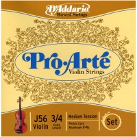 Photo D'ADDARIO J56 3/4M - PRO ARTÉ JEU CORDES VIOLON 3/4 MEDIUM
