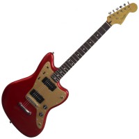 Photo SQUIER DELUXE JAZZMASTER CANDY APPLE RED STOP TAIL