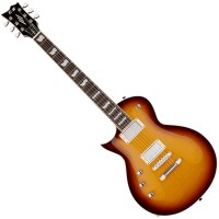 Photo ESP E-II ECLIPSE SD LH TOBACCO SUNBURST GAUCHER