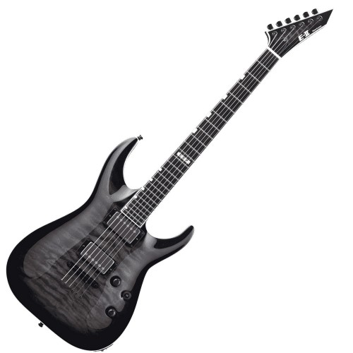 ESP E-II HORIZON NT-II SEE THRU BLACK SUNBURST