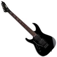 Photo ESP LTD SIGNATURE KIRK HAMMETT KH-202 LH BLACK GAUCHER