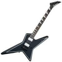 Photo JACKSON JS SERIES SIGNATURE GUS G. STAR BLACK W/ WHITE PINSTRIPES