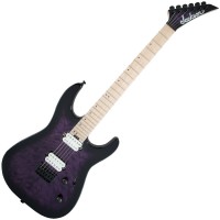 Photo JACKSON PRO SERIES DINKY DK2QM HT TRANSPARENT PURPLE BURST