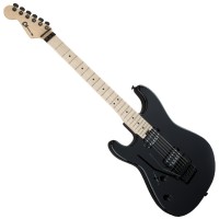 Photo CHARVEL PRO-MOD SAN DIMAS STYLE 1 HH FR LH GLOSS BLACK GAUCHER