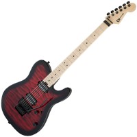 Photo CHARVEL PRO-MOD SAN DIMAS STYLE 2 HH FR TRANSPARENT RED BURST