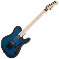 Photo CHARVEL PRO-MOD SAN DIMAS STYLE 2 HH FR TRANSPARENT BLUE BURST
