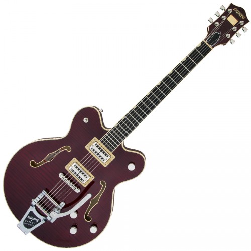 GRETSCH GUITARS G6609TFM PLAYERS EDITION BROADKASTER DARK CHERRY STAIN