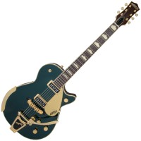 Photo GRETSCH GUITARS G6128T-57 VINTAGE SELECT ’57 DUO JET CADILLAC GREEN