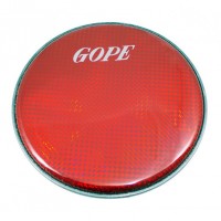 GOPE HHOL10-R - PEAU DOUBLE HOLOGRAPHIQUE 10" ROUGE