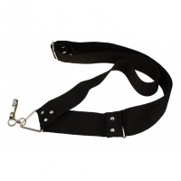 Photo GOPE STRNY1-BK - SANGLE EPAULE 1 CROCHET - NOIR