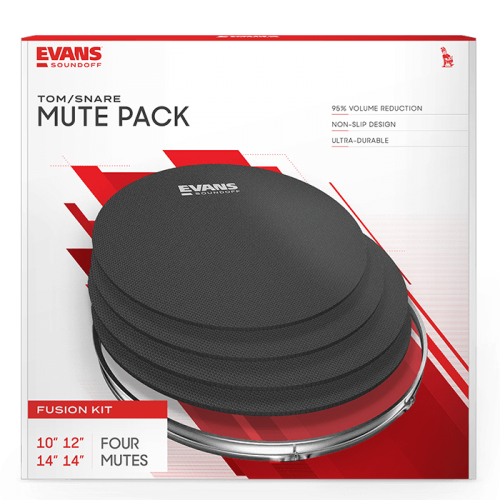 EVANS SOUNDOFF FUSION PACK (10, 12, 14,14)