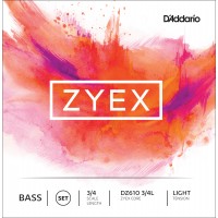 D'ADDARIO DZ610 3/4L - ZYEX JEU CORDES CONTREBASSE 3/4 LIGHT