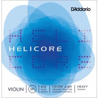 Photo D'ADDARIO H310W 4/4H - HELICORE JEU CORDES VIOLON 4/4 HEAVY MI FILÉ ALU
