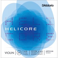 Photo D'ADDARIO H310W 4/4M - HELICORE JEU CORDES VIOLON 4/4 MEDIUM MI FILÉ ALU