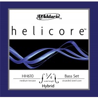 D'ADDARIO HH610 3/4M - HELICORE HYBRID JEU CORDES CONTREBASSE 3/4 MEDIUM